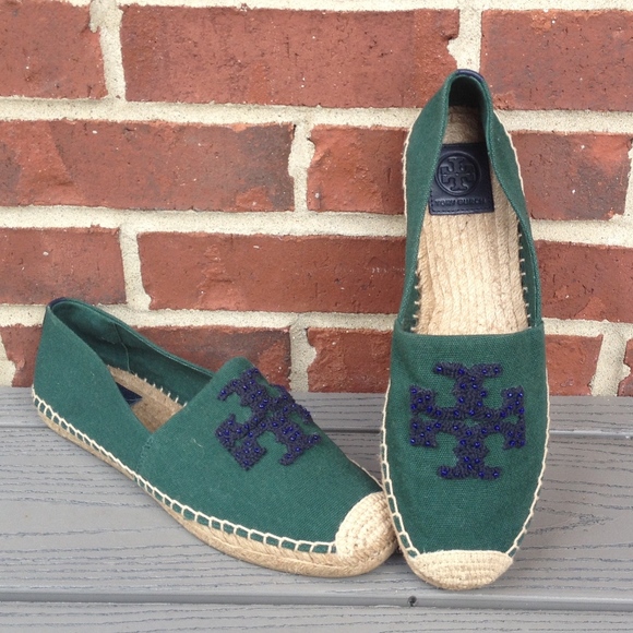 elisa espadrille flat tory burch